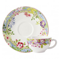 Gien Fayencerie Millefleurs Tazza da colazione 26 cl